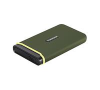 Transcend SSD portatile ESD380C da 2 TB - USB 3.2 Gen 2x2 (20 Gbps) Type-C, case in alluminio antiurto, per editing video 4K/gaming/PC/Mac, garanzia 5 anni - TS2TESD380C