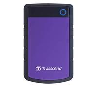 Transcend StoreJet 25H3 4TB | Hard disk esterno, USB 3.1 Gen 1 (USB 5Gbps), anti-scivolo e anti-shock - Viola