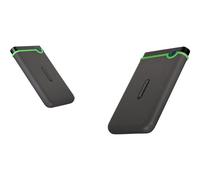 Transcend StoreJet 25M3C disco rigido esterno 2000 GB Nero, Verde ( TS2TSJ25M3C )