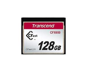Transcend TS128GCFX650 Scheda di Memoria CFast 2.0, 128 GB