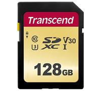 Transcend TS128GSDC500S Scheda di Memoria SDXC da 128 GB, Imballaggio Standard, 500S, Per Videocamere