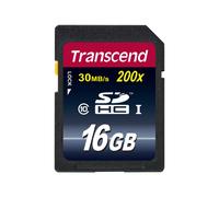 Transcend TS16GSDHC10 16 GB SDHC Classe 10 NAND 30 MB/s Nero 2g