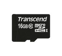 Transcend TS16GUSDC10 Scheda di Memoria MicroSDHC da 16 GB senza Adattatore, Classe 10