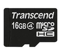 Transcend TS16GUSDC4 Scheda di Memoria MicroSDHC da 16 GB senza Adattatore, Classe 4