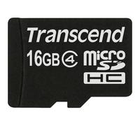 TS16GUSDC4 - Scheda di memoria MicroSDHC da 16 GB, Transcend Classe 4
