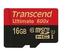 Transcend TS16GUSDHC10U1 Scheda di Memoria MicroSDHC da 16GB, UHS-I U1, Classe 10
