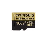 TS16GUSDHC10V - Scheda di memoria MicroSDHC 16GB, Transcend classe 10 UHS-I