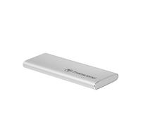 Transcend SSD 240 GB Portatile - USB 3.1 Gen 2 Type-C, Argento