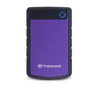 Transcend TS2TSJ25H3P HDD Esterno, 2,50 Pollici, USB 3.0, 2000 GB, Autoalimentato, Viola