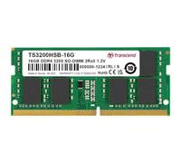 Transcend TS3200HSB-16G memoria per computer portatile DDR4 16GB 1 x 16GB Non-ECC 3200MHz 260pin SO-DI