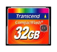 Transcend TS32GCF133 32 GB CompactFlash MLC 50 MB/s 20 MB/s Nero Scheda Compact