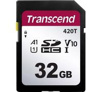 Transcend TS32GSDC420T - Scheda SD 32GB v30 Video Speed Class Class