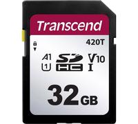 Transcend TS32GSDC420T - Scheda SD 32GB v30 Video Speed Class Class