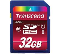 Transcend TS32GSDHC10U1 Secure Digital SDHC, 32GB Class 10 UHS-I (Ultimate) 600x