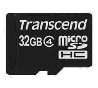 Transcend TS32GUSDC4 Scheda di Memoria MicroSDHC da 32 GB senza Adattatore, Classe 4