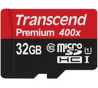Transcend 32GB microSDHC Class 10 UHS-I memoria flash Classe 10 ( TS32GUSDU1 )