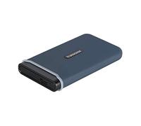 Transcend TS480GESD350C SSD Portatile, USB 3.1 Gen 2, USB Type-C, 480 GB, Blu