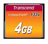 Transcend TS4GCF133 memoria flash 4 GB CompactFlash MLC