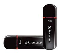 Transcend TS4GJF600 Jetflash 600 Memoria USB Portatile, 4 GB, Nero