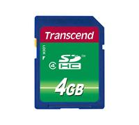 Transcend TS4GSDHC4 4 GB SDHC Nero Class 4
