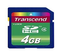 Transcend TS4GSDHC4 Scheda di Memoria SDHC da 4 GB, Classe 4