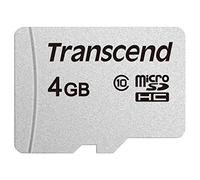 Transcend TS4GUSD300S Scheda di Memoria MicroSDXC 300S, 4 GB, Senza adattatore, Imballaggio Standard
