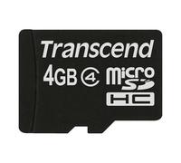 TS4GUSDC4 - Scheda di memoria MicroSDHC 4GB, Transcend classe 4