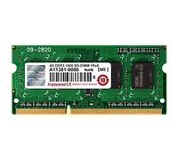 Transcend TS512MSK64V6H, 4 GB DDR3, 1600 Mhz, SO-DIMM, 1Rx8 1.5 V