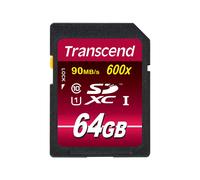 Transcend TS64GSDXC10U1 64 GB SDXC Classe 10 MLC 90 MB/s Class 1 (U1) UHS-I 600x