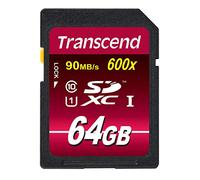 Transcend TS64GSDXC10U1 Scheda di Memoria SDXC da 64 GB, UHS-I 600x, Classe 10
