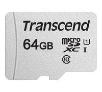 Transcend microSDXC 300S 64GB memoria flash Classe 10 NAND ( TS64GUSD300S-A )