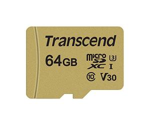 Transcend TS64GUSD500S microSDXC 500S Scheda di Memoria, 64 GB