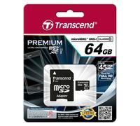 TS64GUSDU1 - MicroSDXC-Card 64GB, Transcend Class 10 UHS-I