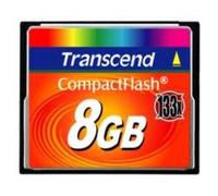 Transcend TS8GCF133 8 GB CompactFlash MLC 50 MB/s 20 MB/s Nero Scheda Compact