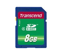 Scheda memoria Secure Digital SD HC 8 GB Transcend 4 MB/s