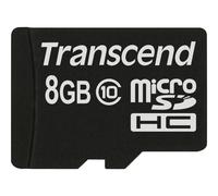 TS8GUSDC10 - Scheda di memoria MicroSDHC 8GB, Transcend, classe 10