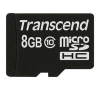 Transcend TS8GUSDC10 Scheda di Memoria MicroSDHC da 8 GB senza Adattatore, Classe 10