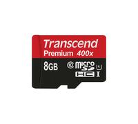 Transcend TS8GUSDCU1 microSDXC/SDHC Classe 10 UHS-I 400x (Premium) 8 GB