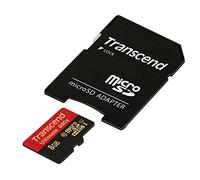 Transcend TS8GUSDHC10U1 Scheda di Memoria MicroSDHC da 8 GB, UHS-I U1, Classe 10
