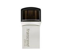 Transcend USB 3.1 Pen Drive OTG Type-A&C Silver USB-Stick TS256GJF890S