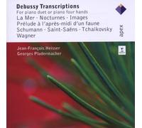 Transcriptions for piano duet or piano 4 hands of or by Debussy by Jean-Francois Heisser (2009-03-02)