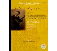 Transcriptions for Solo Guitar: Sin palabras. Band 5. Gitarre.: Volume 5