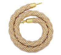 Transenna Corda Per Candelieri Confezione Da 2, Corda Di Controllo Della Folla Per Interni Ed Esterni Cordone Di Canapa Intrecciato Barriera Per La Posta/palo VIP Della Banca Eventi