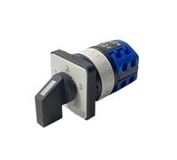 Transfer Rotary Cam Switch 10A 3 Positions 2 Poles Power Supply One Out Of Three Signal Control Selector LW26-10/2(White Panel) Controls Switches