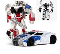 Transform Giocattoli, Elicottero Motocicletta Polizia Ambulanza Serie Combinata Bambola 5 In 1 Ragazzo Auto Robot King Kong Modello D'azione Regalo Di Compleanno Per Bambini-11