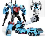 Transform Giocattoli, Elicottero Motocicletta Polizia Ambulanza Serie Combinata Bambola 5 In 1 Ragazzo Auto Robot King Kong Modello D'azione Regalo Di Compleanno Per Bambini-33