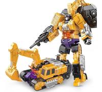 Transform Giocattoli, Film Personaggi Studio Serie Edizione Ingrandita Edizione Giallo Combinato Auto Ingegneria 6 In 1 Robot Azione Bambola Modello Auto Per Bambini-F