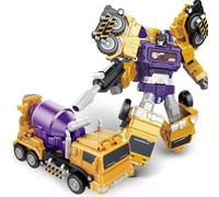 Transform Giocattoli, Film Personaggi Studio Serie Edizione Ingrandita Edizione Giallo Combinato Auto Ingegneria 6 In 1 Robot Azione Bambola Modello Auto Per Bambini-B