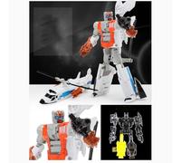 Transform Giocattoli, Set Completo 5 In 1 Combinato Robot Combattente Ragazzo Elicottero Bambino Modello Aereo Bambola Azione 12 Anni E Più Regalo Di Compleanno-F