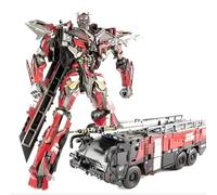 Transform Giocattoli, Studio Serie Modello Fire Truck Action Doll Versione Semplificata Auto Robot, Adatto A Bambini E Adulti Oltre I 12 Anni Per Natale E Regali Di Compleanno